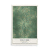 Map of Polkville, Mississippi, 12 x 18 inch unframed archival matte print