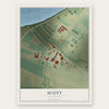 Scott, Mississippi map print, the full design