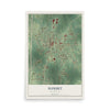 Map of Summit, Mississippi, 12 x 18 inch unframed archival matte print