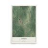 Map of Union, Mississippi, 12 x 18 inch unframed archival matte print