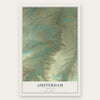 Amsterdam, Montana map print, the full design