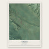 Arlee, Montana map print, the full design
