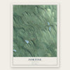 Fortine, Montana map print, the full design