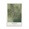 Map of Geraldine, Montana, 12 x 18 inch unframed archival matte print