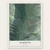 Mammoth, Montana map print, the full design