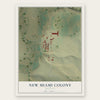 New Miami Colony, Montana map print, the full design