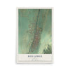 Map of Red Lodge, Montana, 12 x 18 inch unframed archival matte print