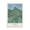 Map of Rexford, Montana, 12 x 18 inch unframed archival matte print