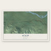 Sčilíp, Montana map print, the full design