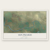 Sun Prairie, Montana map print, the full design