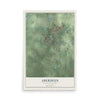 Map of Aberdeen, North Carolina, 12 x 18 inch unframed archival matte print