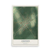 Map of Atkinson, North Carolina, 12 x 18 inch unframed archival matte print