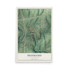 Map of Brookford, North Carolina, 12 x 18 inch unframed archival matte print
