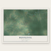 Bunnlevel, North Carolina map print, the full design