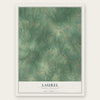 Laurel, North Carolina map print, the full design