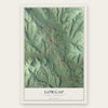 Lowgap, North Carolina map print, the full design