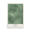 Map of Midway, North Carolina, 12 x 18 inch unframed archival matte print
