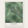 Rockfish, North Carolina map print, the full design
