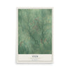 Map of Stem, North Carolina, 12 x 18 inch unframed archival matte print