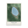 Map of White Lake, North Carolina, 12 x 18 inch unframed archival matte print