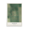 Map of Bathgate, North Dakota, 12 x 18 inch unframed archival matte print