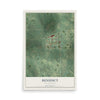 Map of Benedict, North Dakota, 12 x 18 inch unframed archival matte print