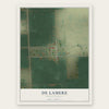 De Lamere, North Dakota map print, the full design