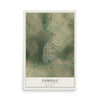 Map of Fairdale, North Dakota, 12 x 18 inch unframed archival matte print