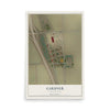 Map of Gardner, North Dakota, 12 x 18 inch unframed archival matte print