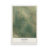 Map of Haynes, North Dakota, 12 x 18 inch unframed archival matte print