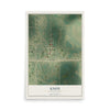 Map of Knox, North Dakota, 12 x 18 inch unframed archival matte print
