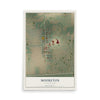 Map of Mooreton, North Dakota, 12 x 18 inch unframed archival matte print