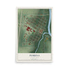 Map of Pembina, North Dakota, 12 x 18 inch unframed archival matte print