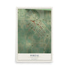 Map of Portal, North Dakota, 12 x 18 inch unframed archival matte print