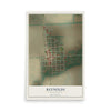 Map of Reynolds, North Dakota, 12 x 18 inch unframed archival matte print