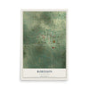 Map of Robinson, North Dakota, 12 x 18 inch unframed archival matte print