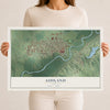 Map of Ashland, Nebraska, 12 x 18 inch unframed archival matte print