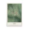 Map of Avoca, Nebraska, 12 x 18 inch unframed archival matte print