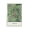 Map of Crofton, Nebraska, 12 x 18 inch unframed archival matte print