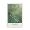 Map of Elk Creek, Nebraska, 12 x 18 inch unframed archival matte print