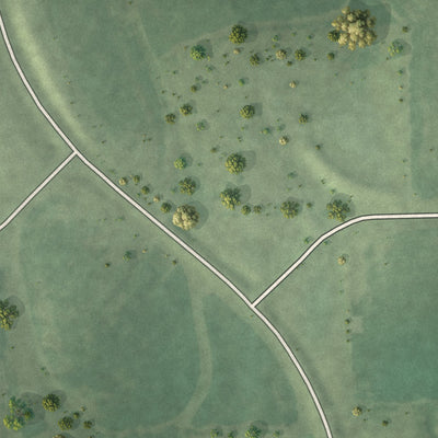 Second close-up of the map of Filley, Nebraska print showing more streets and buildings