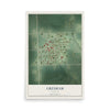 Map of Gresham, Nebraska, 12 x 18 inch unframed archival matte print
