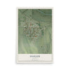 Map of Haigler, Nebraska, 12 x 18 inch unframed archival matte print
