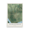 Map of Howard City (Boelus), Nebraska, 12 x 18 inch unframed archival matte print