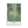 Map of Lewiston, Nebraska, 12 x 18 inch unframed archival matte print