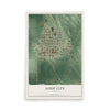 Map of Loup City, Nebraska, 12 x 18 inch unframed archival matte print