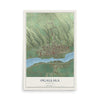 Map of Ogallala, Nebraska, 12 x 18 inch unframed archival matte print