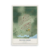 Map of Silver Creek, Nebraska, 12 x 18 inch unframed archival matte print