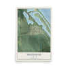 Map of South Bend, Nebraska, 12 x 18 inch unframed archival matte print