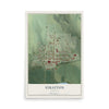 Map of Stratton, Nebraska, 12 x 18 inch unframed archival matte print